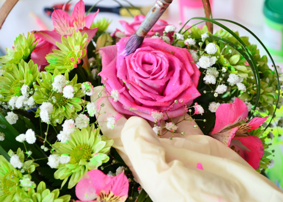 Цветы светящиеся в темноте