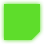 Green color glows in the dark
