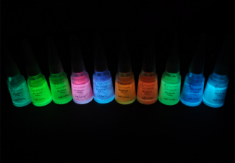 Glow in the dark nail polishes