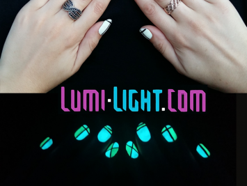 Glow in the dark nail polishes