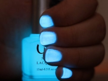 Glow in the dark nail polishes