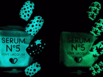 Glow in the dark nail polishes