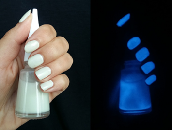 Glow in the dark nail polishes
